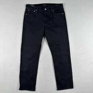 Citizens of Humanity SID Straight Leg Jeans Men's 36x30 Black USA Made